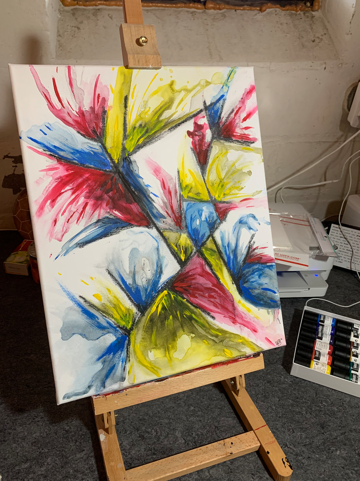 The painting I made when everything fell apart.