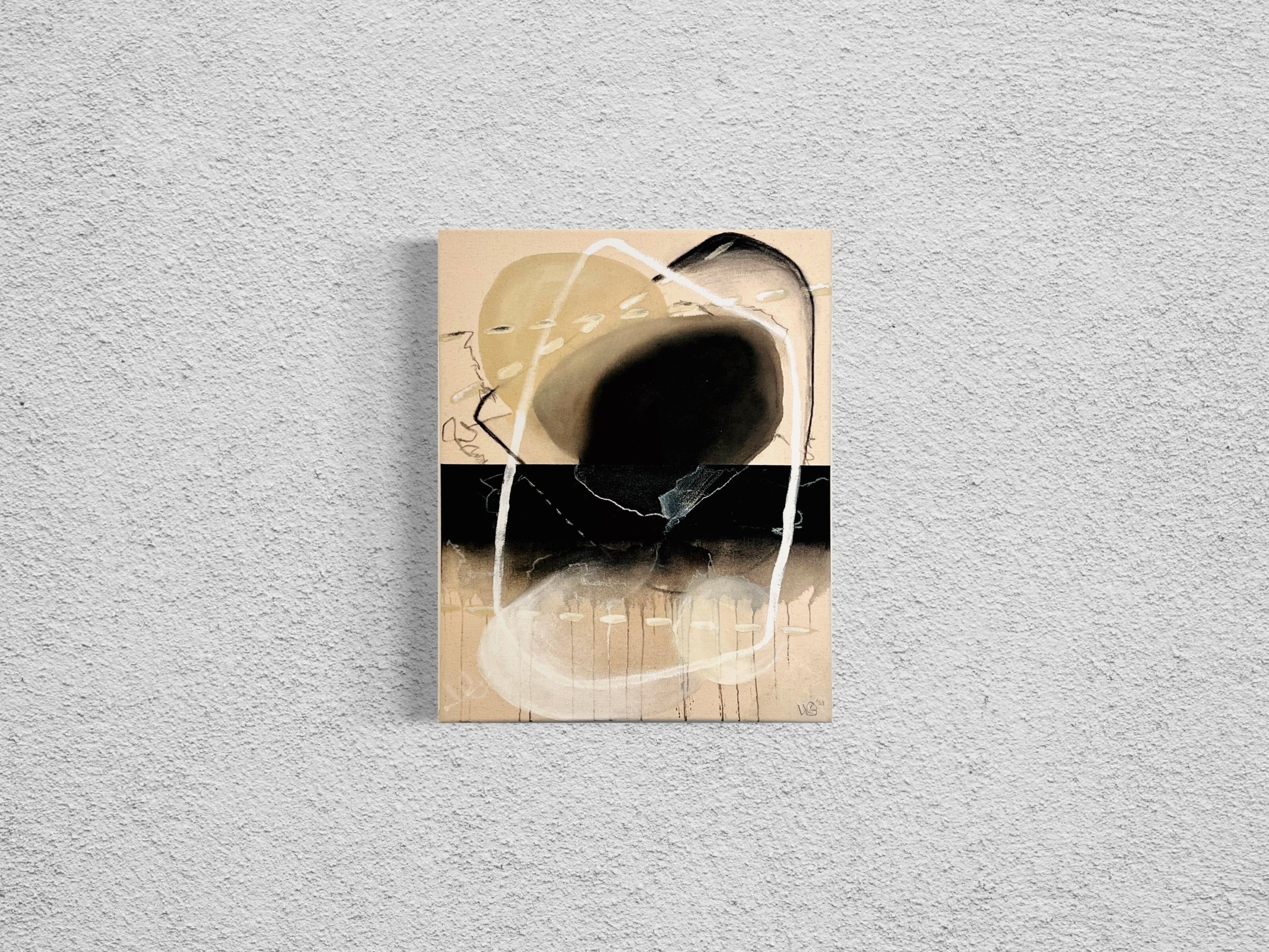  ideation 
 2023 • ACRYLIC & CHARCOAL • 16X20" HAND-STRETCHED RAW CANVAS 