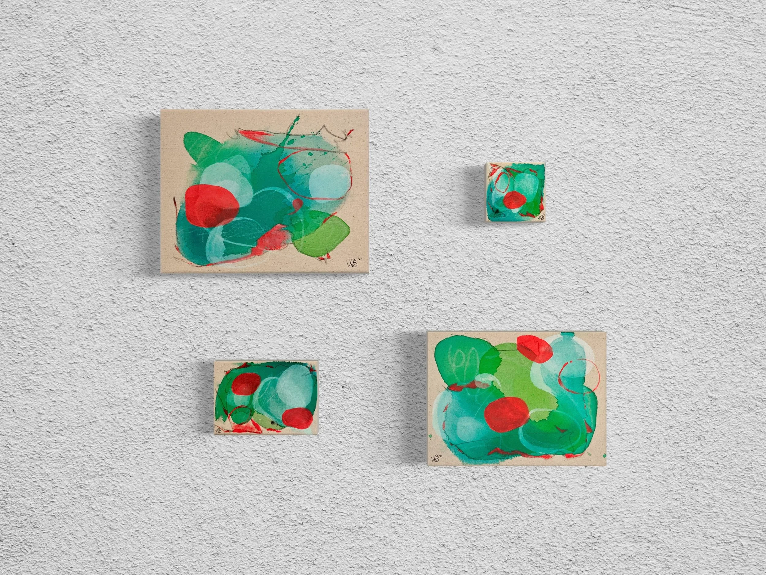  opposites distract IX-XII 
 2023 • ACRYLIC, ACRYLIC GOUACHE & CHARCOAL • HAND-STRETCHED RAW CANVAS •  ALEPH COLLECTION  •  1 OF 4 AVAILABLE FOR PURCHASE  