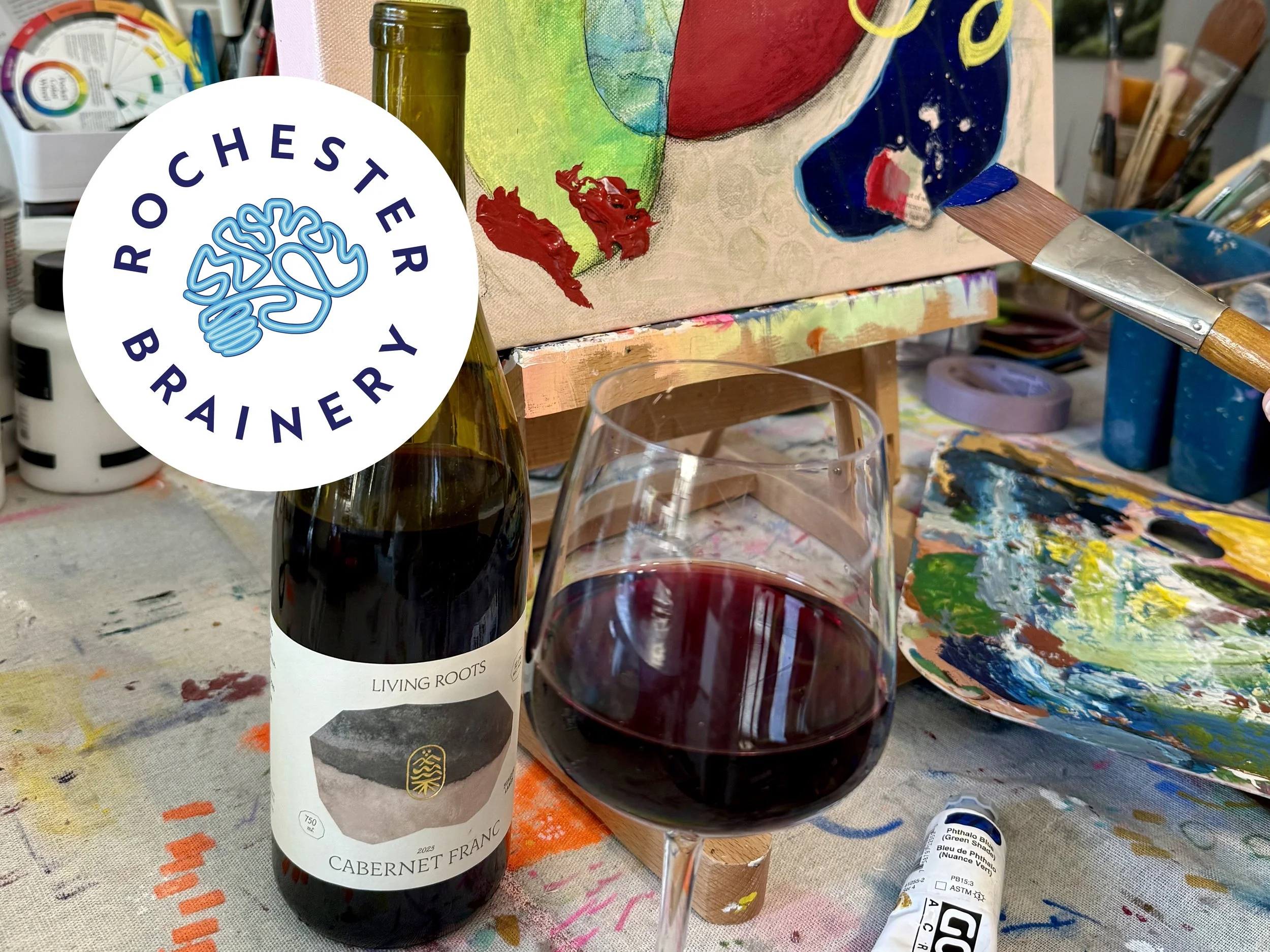 Class: Wine &amp; Wild Brushstrokes