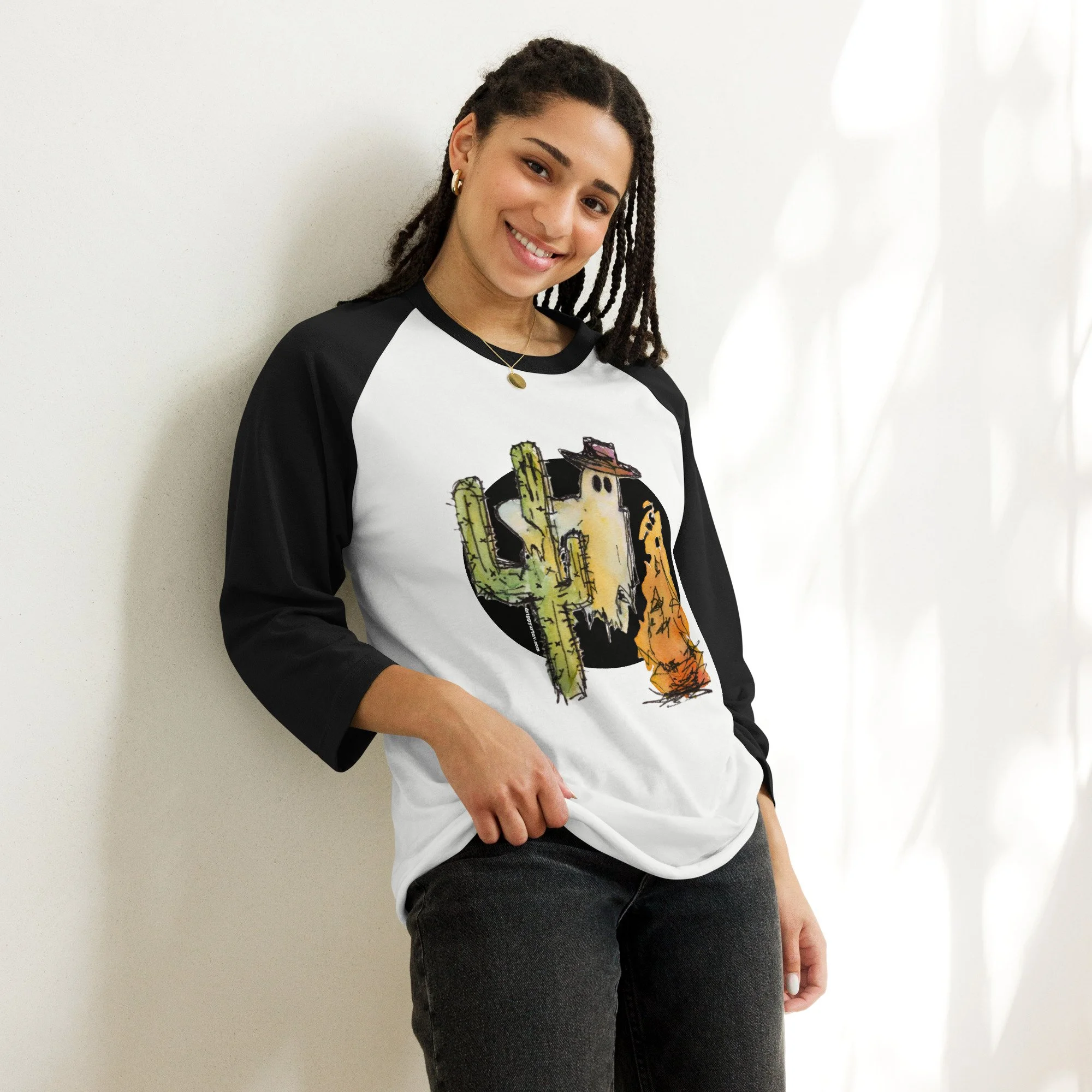 Campfire Baseball Tee