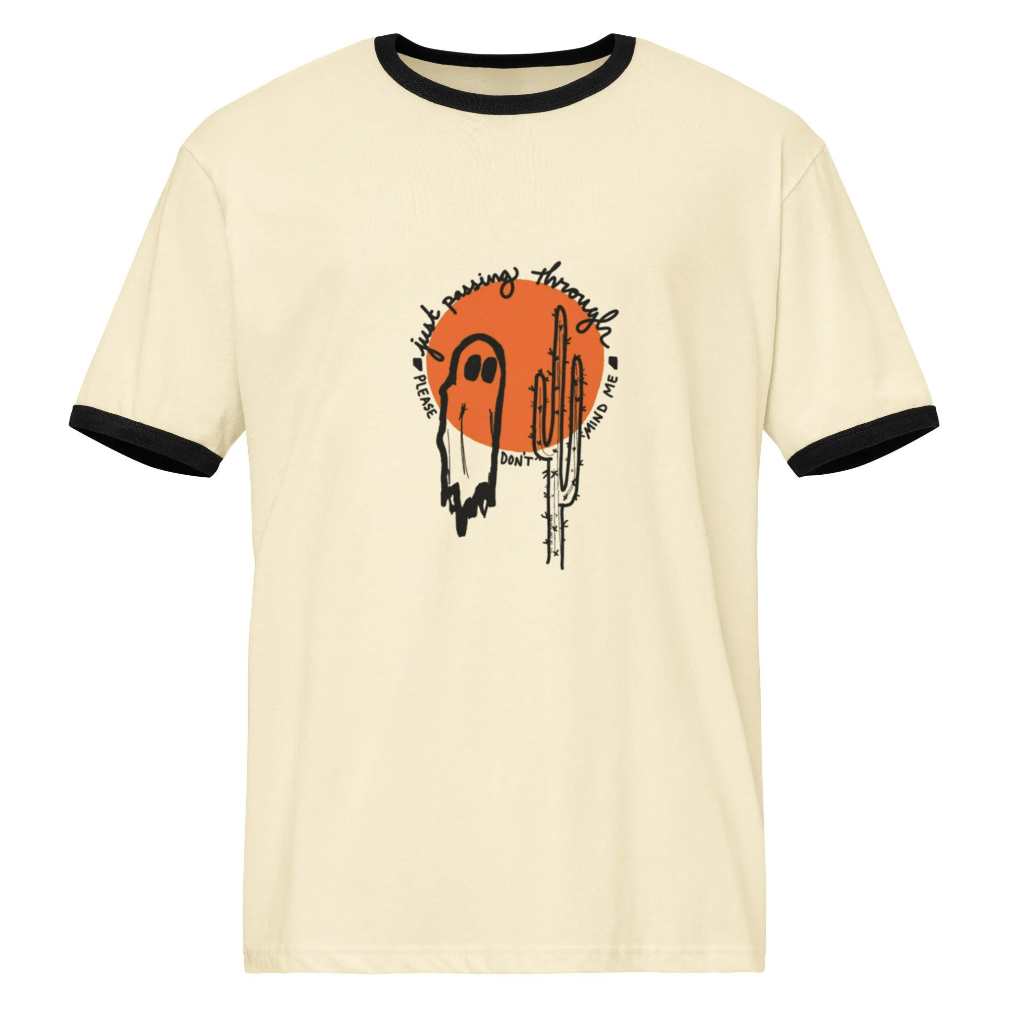Retro T-Shirt "Just Passing Through"