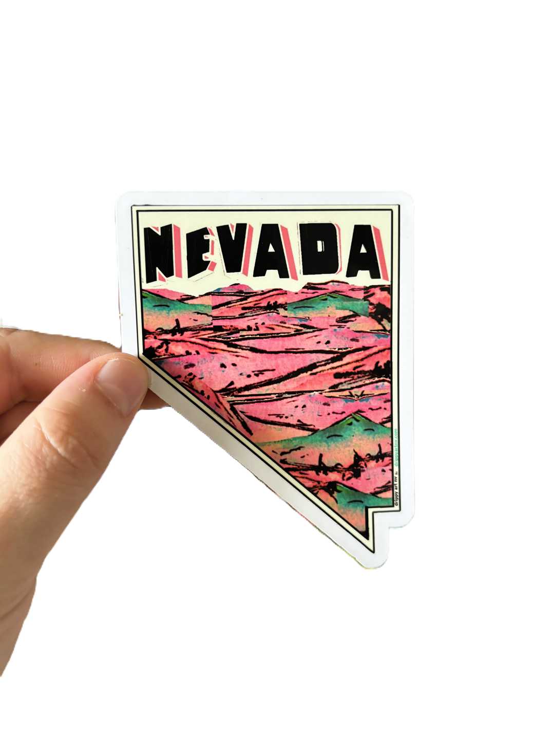 Retro Nevada Stickers