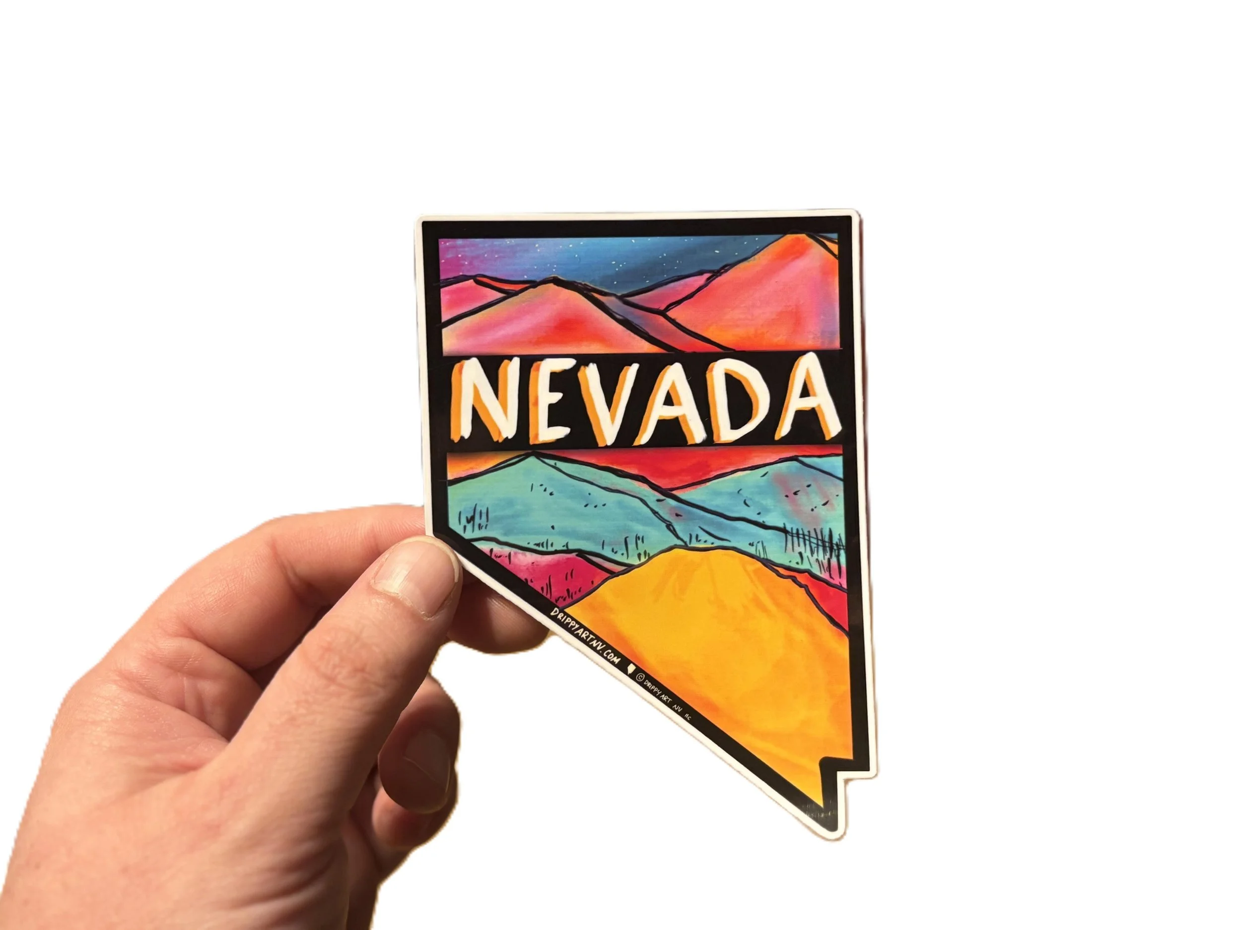 Drippy Nevada Sticker
