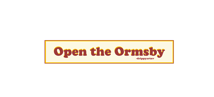 Open The Ormsby Sticker