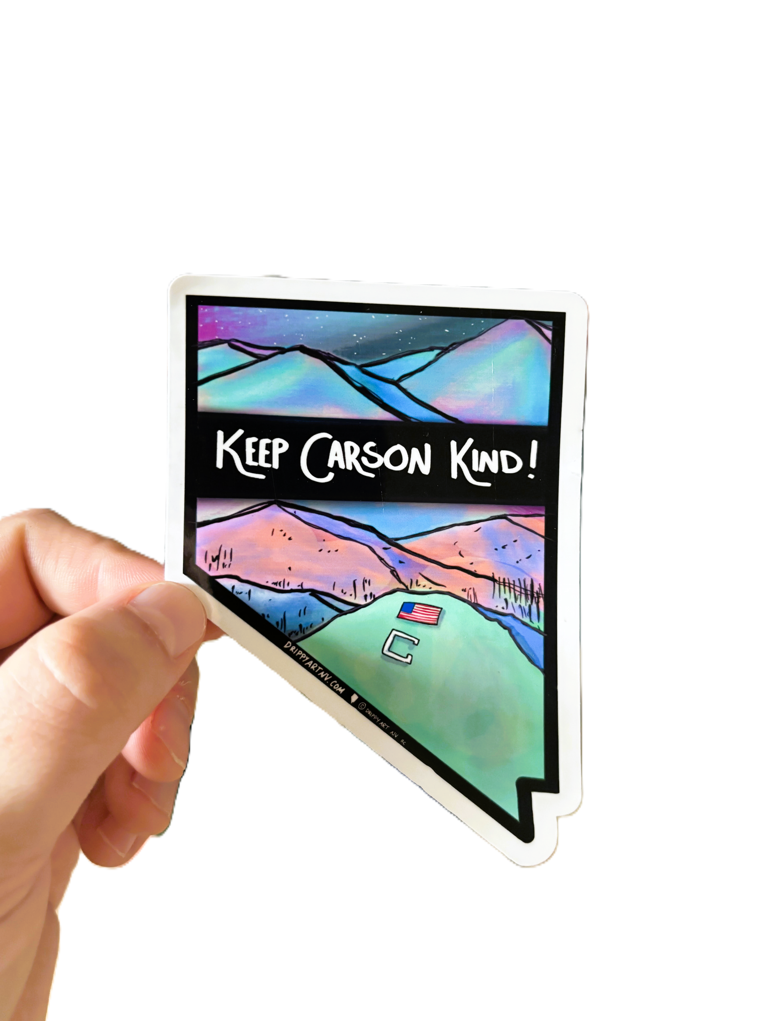 Keep Carson Kind Stickers