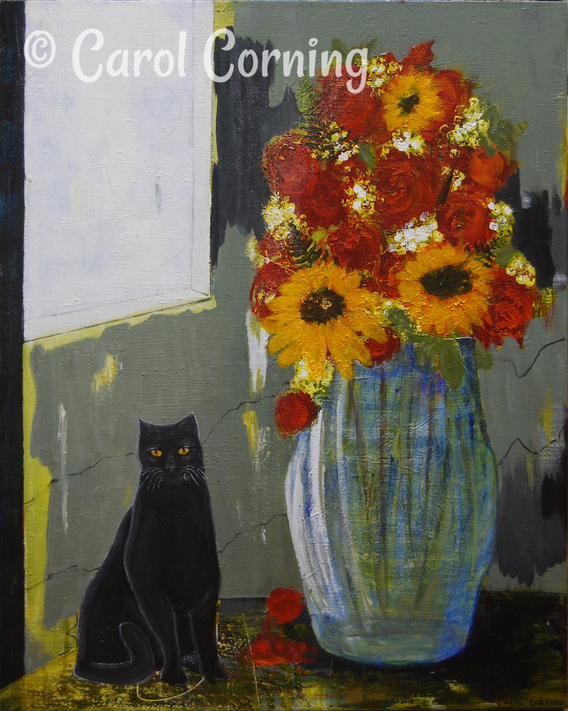 Guardian Of The Sunflowers/SOLD