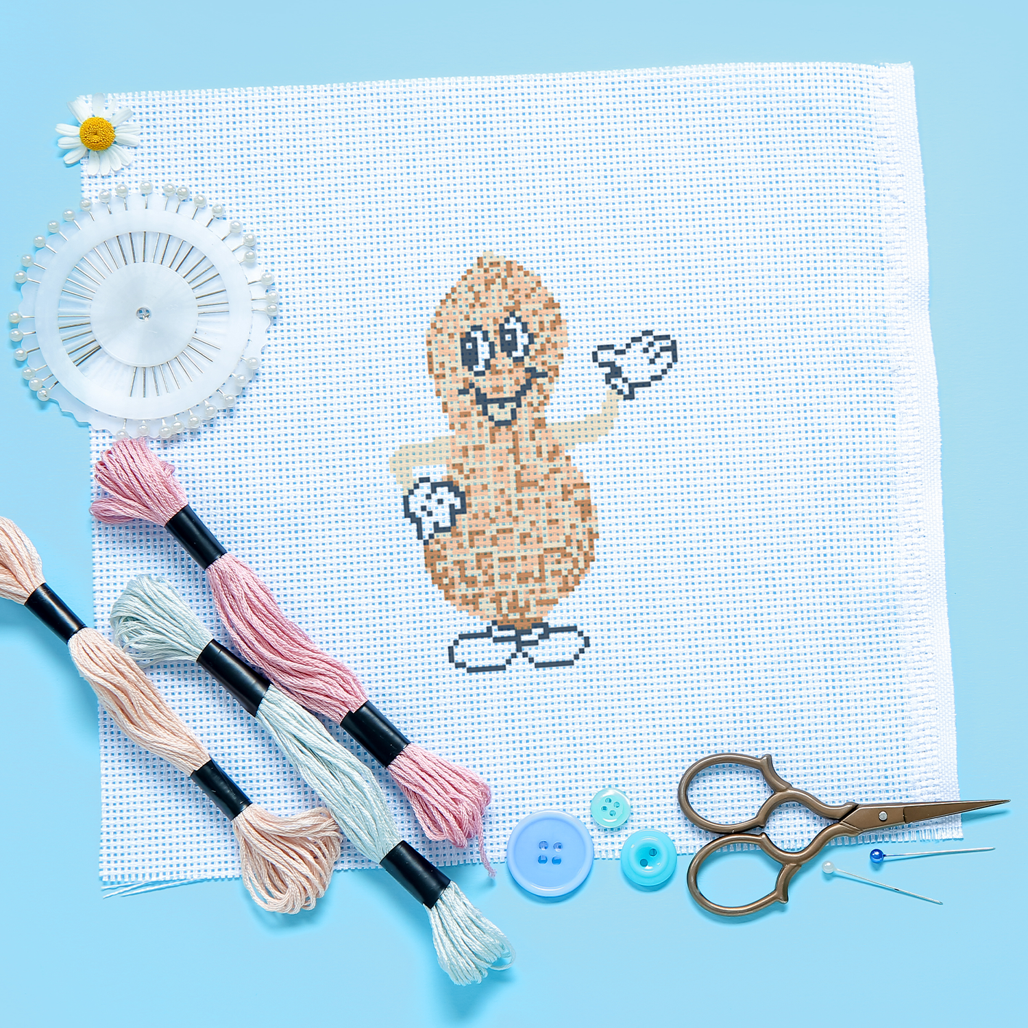 The Peanut Man - Digital Needlepoint Chart