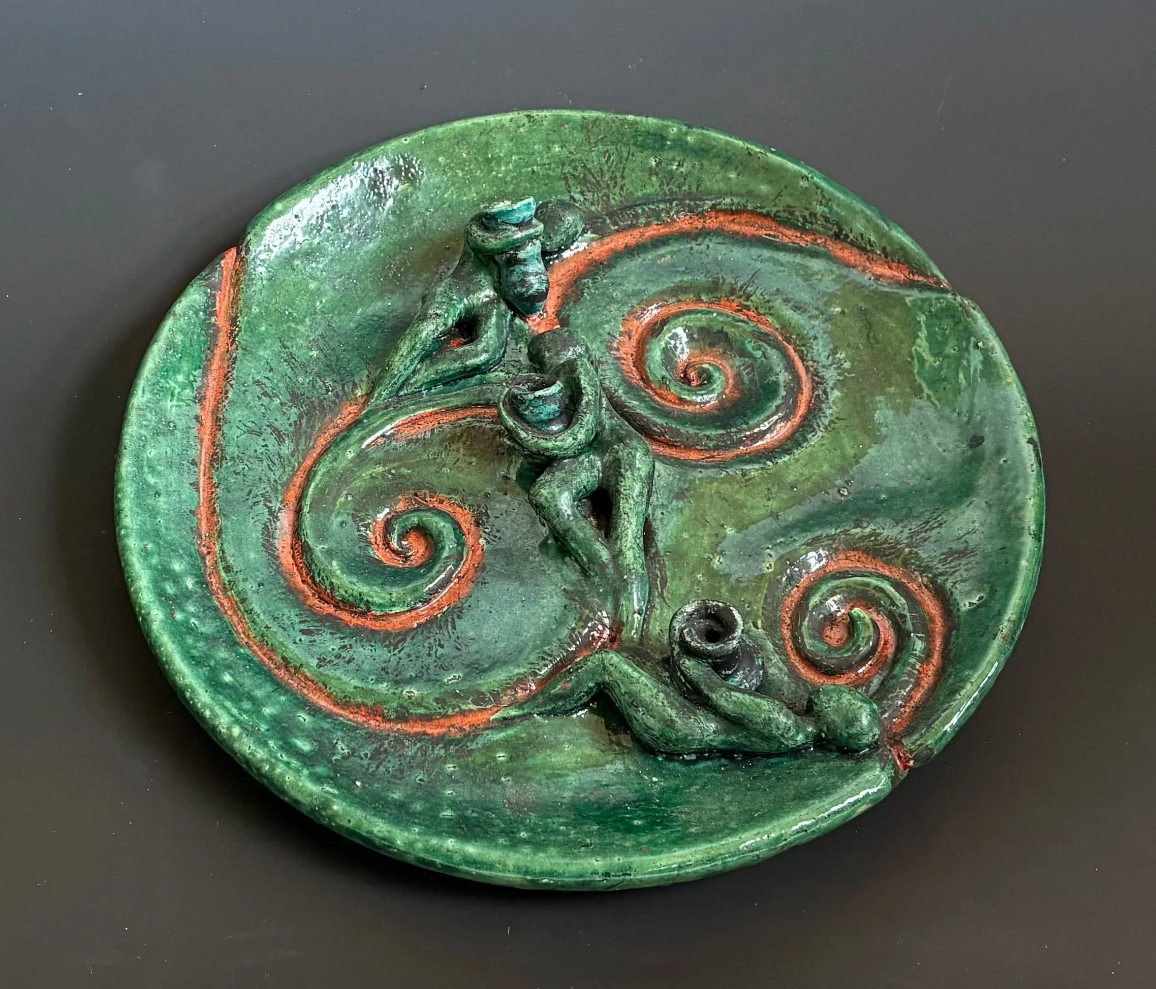 Flame Keepers Plates Series  : :  Green