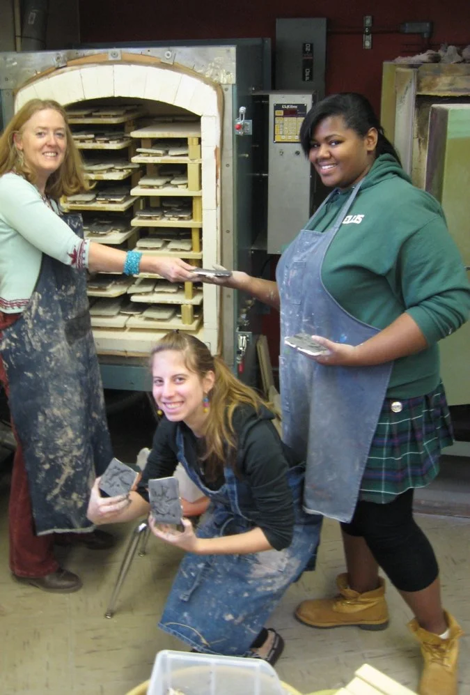 Tile Making Sale for Funding Wood Firing