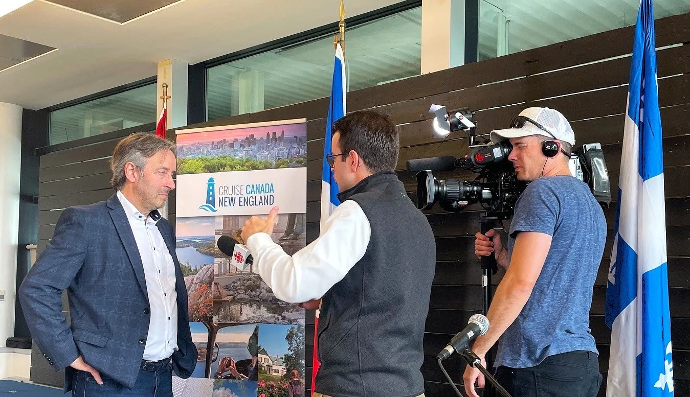 Une interview est en cours pour Croisière St-Laurent