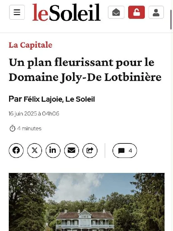 Couverture média de Le Soleil pour le Domaine Joly