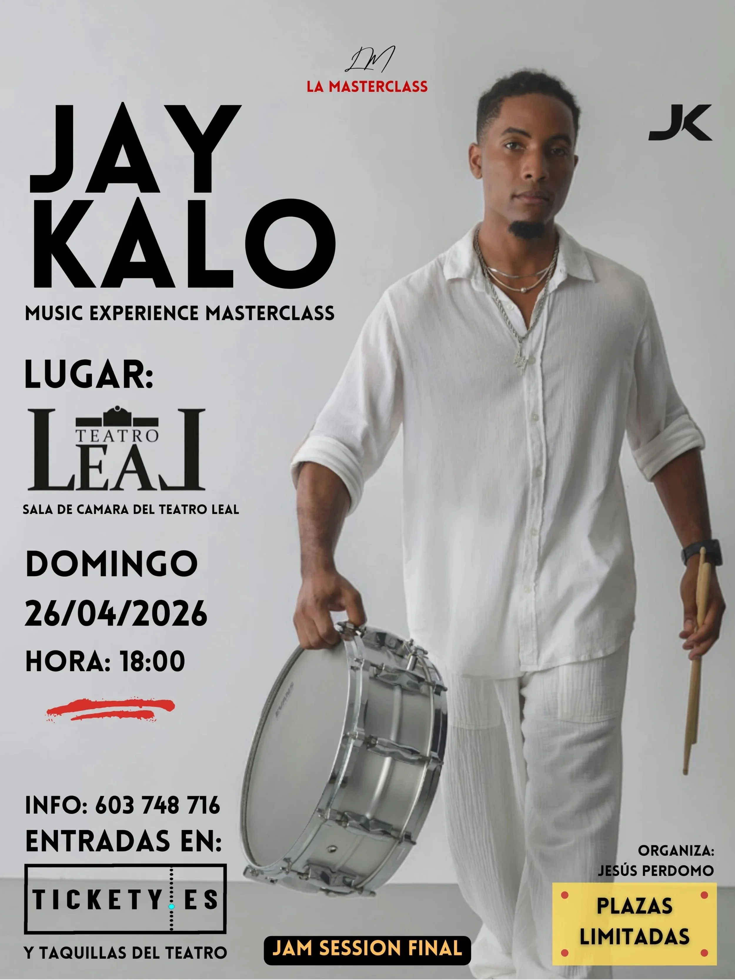 JAY KALO - tenerife - RHYTHM EXPERIENCE tou masterclass