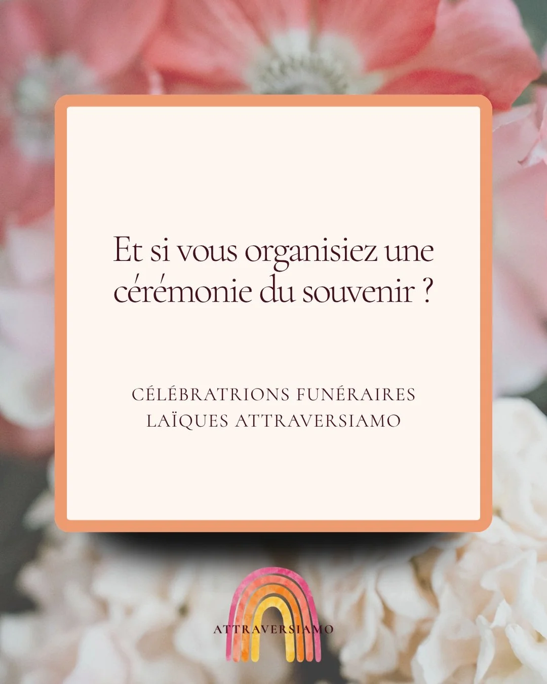 Pour transformer un manque en un projet de c&eacute;r&eacute;monie, vous n'&ecirc;tes pas forc&eacute;.e de rester seul.e face &agrave; la page blanche. 

Avez-vous d&eacute;j&agrave; particip&eacute; &agrave; une c&eacute;r&eacute;monie du souvenir 