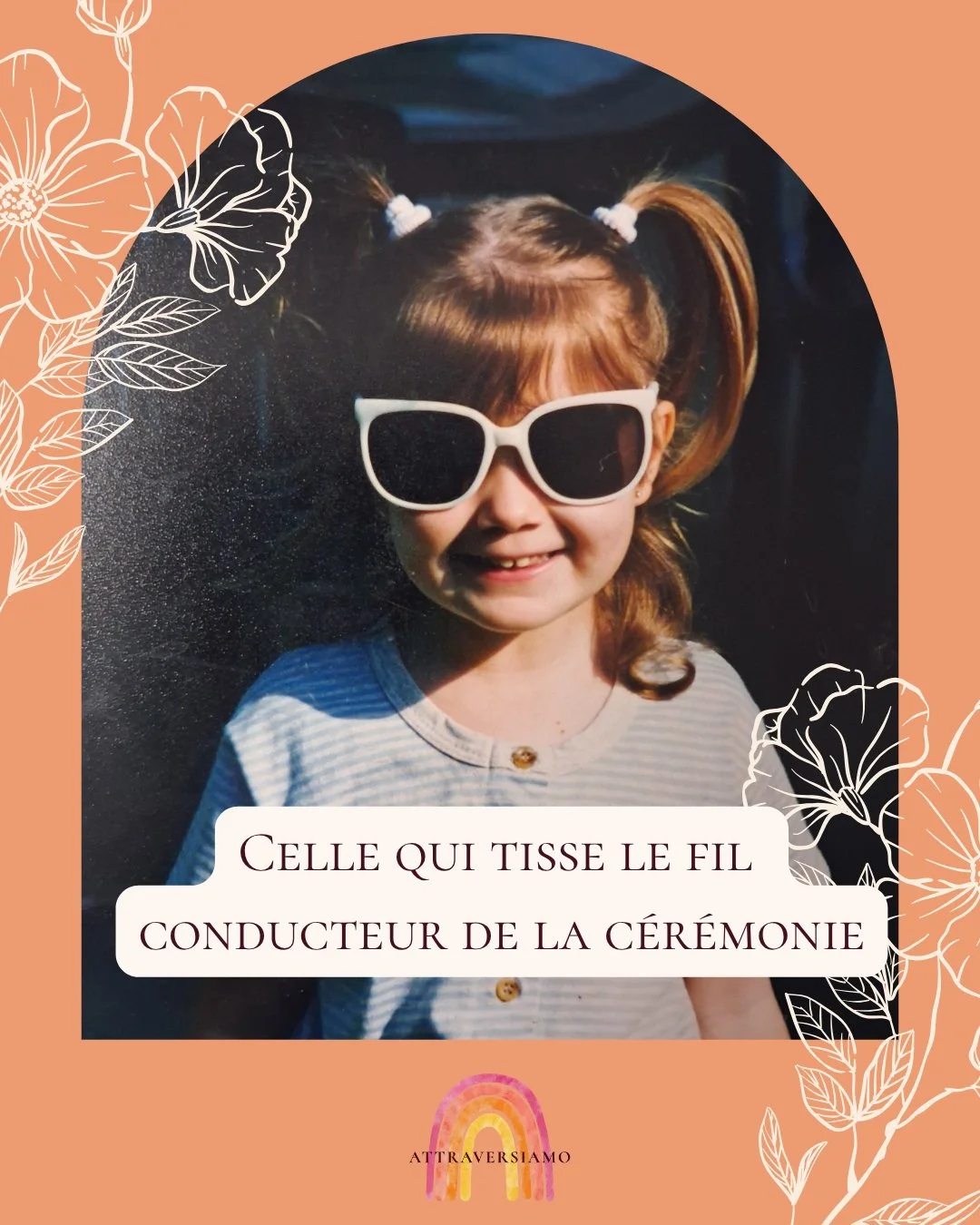 On ne devient pas c&eacute;l&eacute;brante fun&eacute;raire la&iuml;que par hasard ... ✨

Celle que vous avez devant vous aujourd'hui est constitu&eacute;e de toutes les petites filles que j&rsquo;ai &eacute;t&eacute;.

Chacune de mes versions pass&e