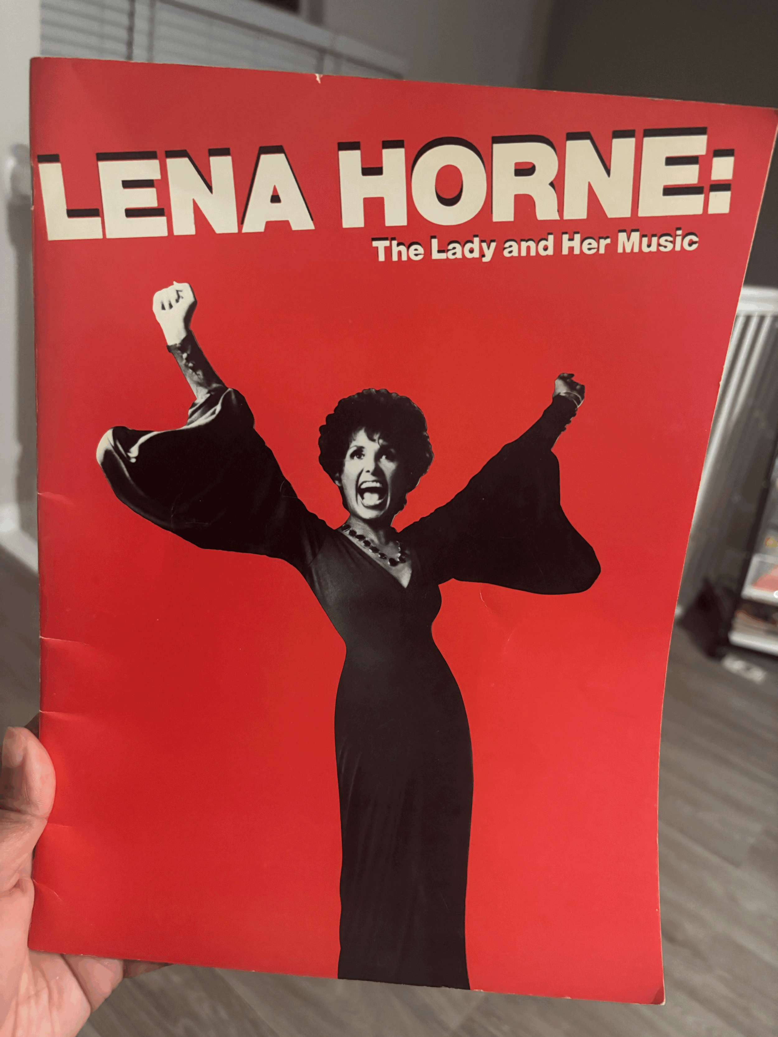 SIGNED: Lena Horne: The Lady and Her Music play program booklet (1983)