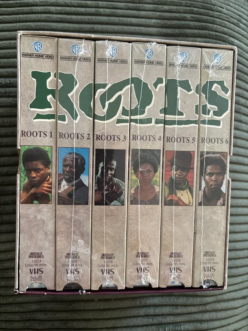 Original VHS set of Roots (unopened) 1977 