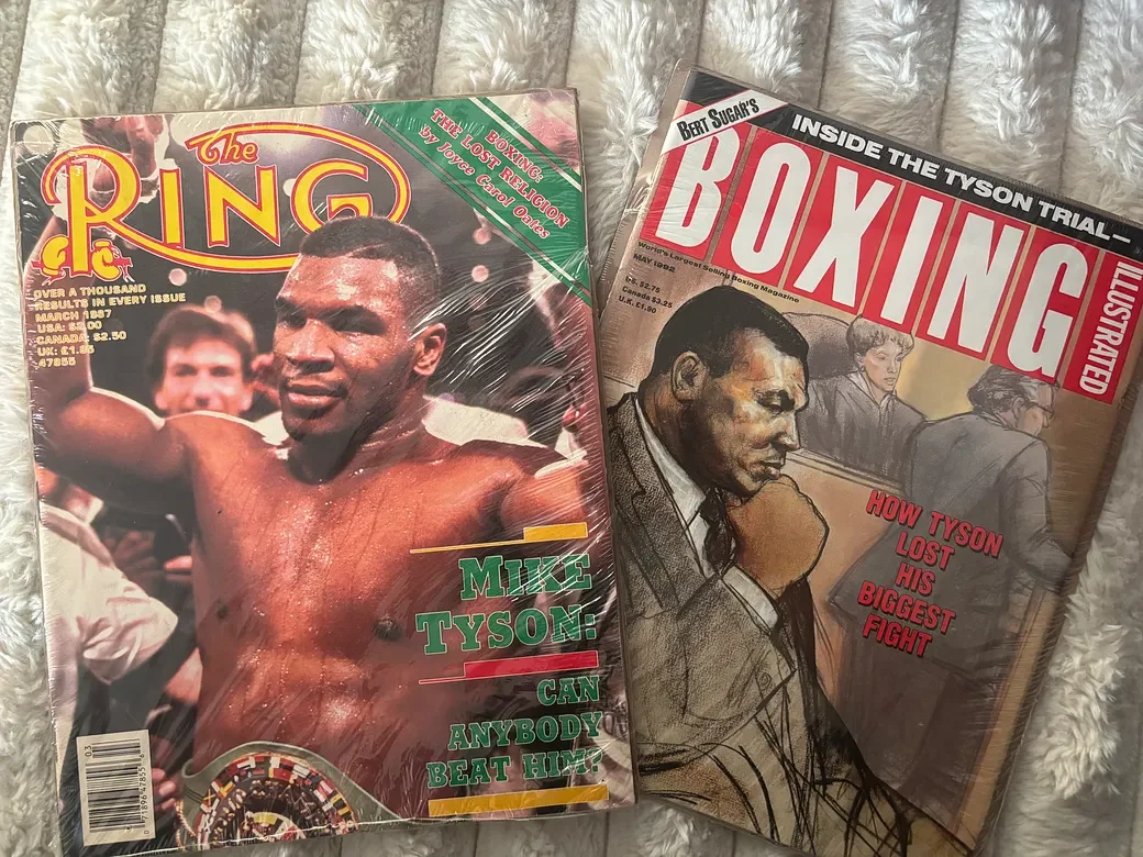 Mike Tyson 1987 The Ring & 1992 Boxing Illustrated Magazine’s