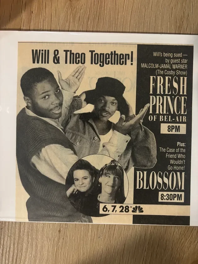 1991 NBC Tv Ad- FRESH PRINCE OF BEL-AIR Will & Theo Together