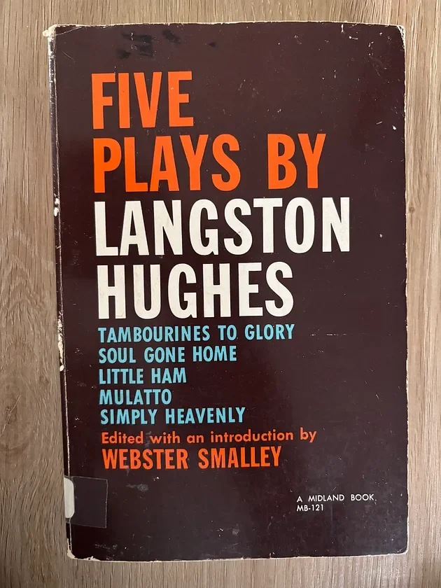 A collection of Five Plays by Langston Hughes (Midland Book Edition) 1968 - Book