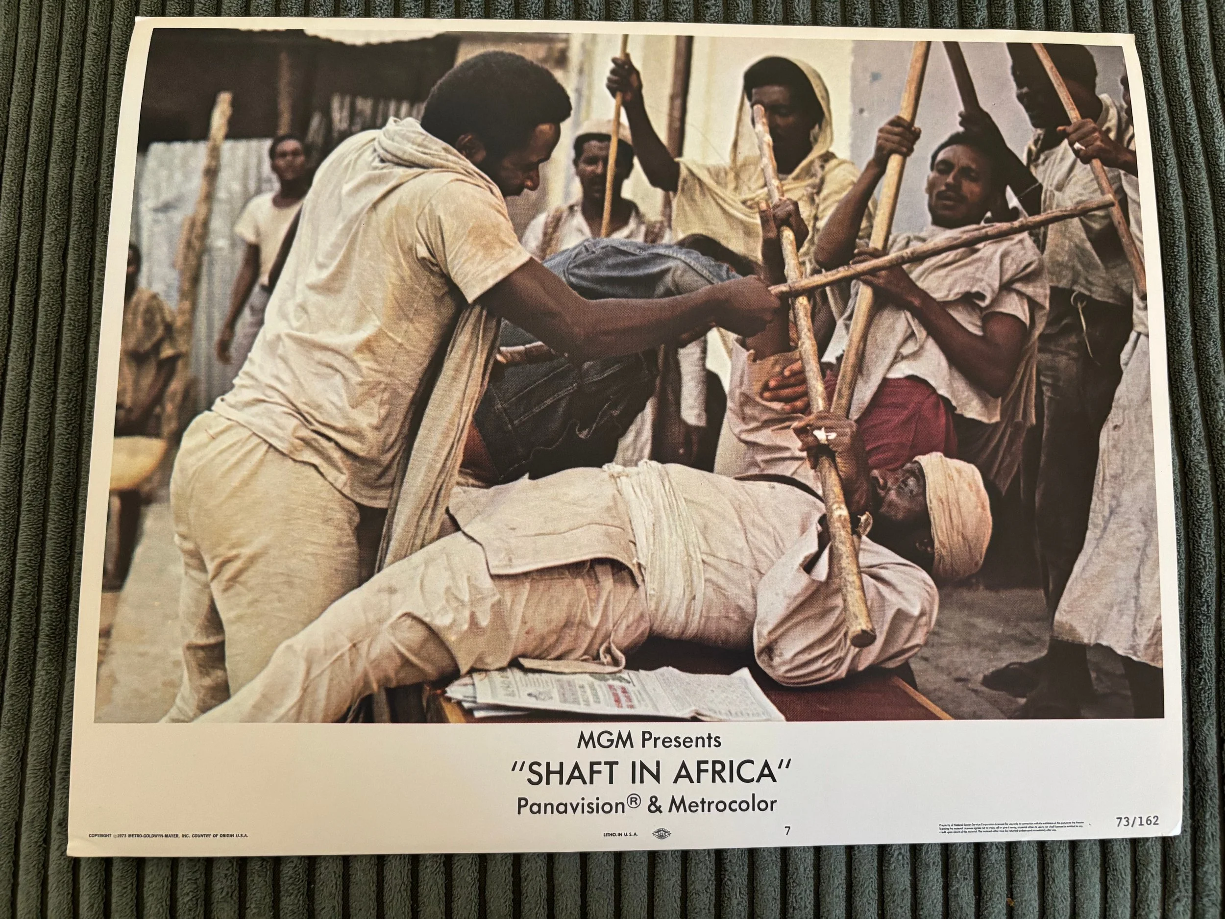 'Shaft in Africa' (1973) Lobby Cards (8 of 8)