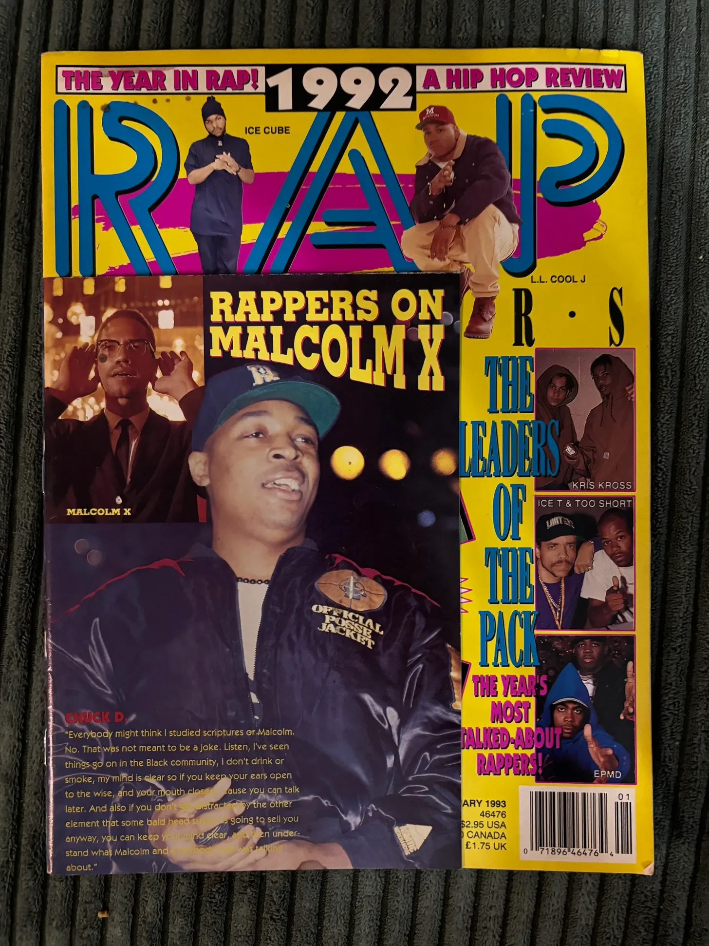 1992 Rap Masters Magazine: A Year in Rap! A Hip Hop Review! edition