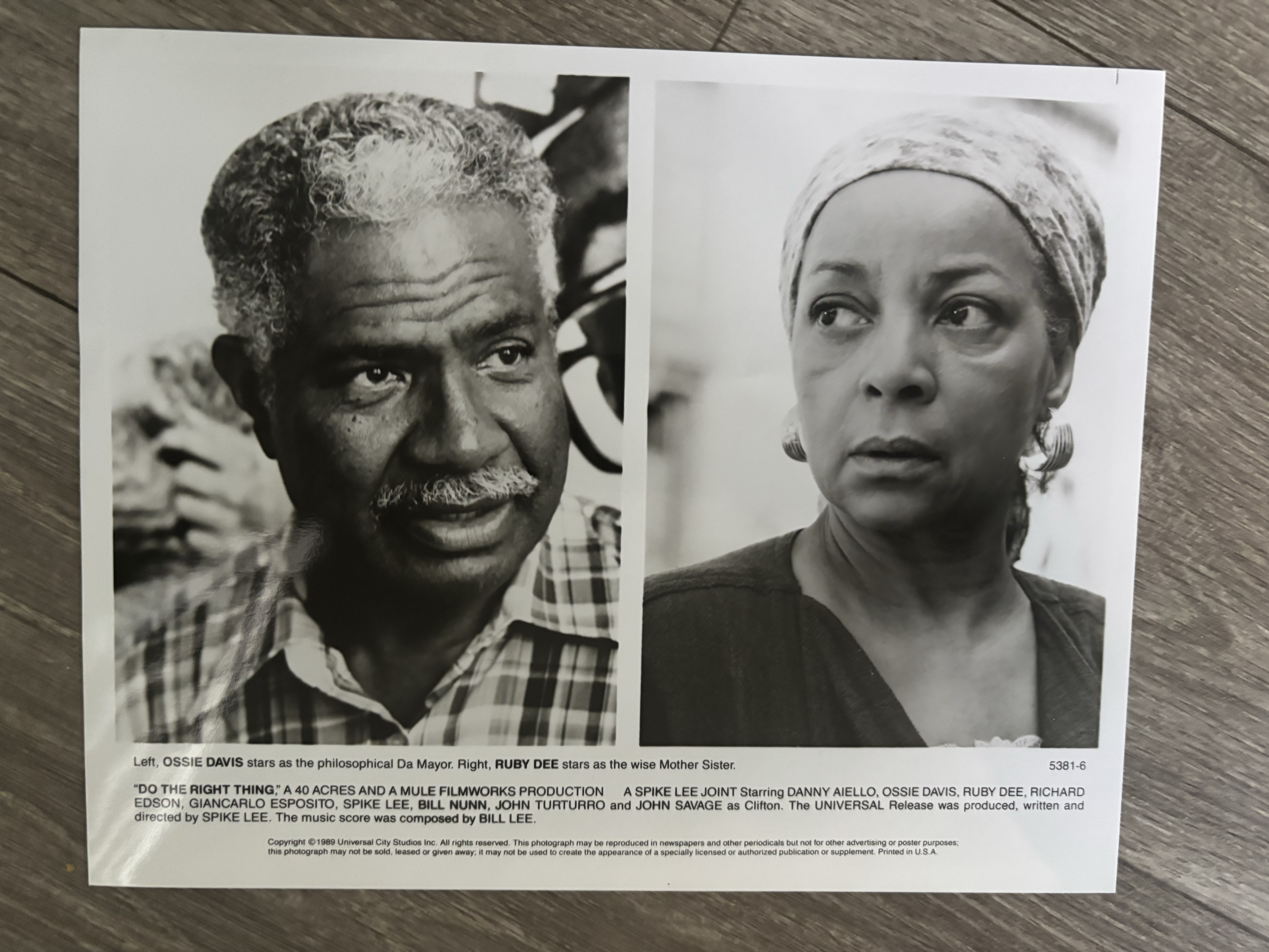 Do the Right Thing  Original Press Photo 3 of 5 (1989)
