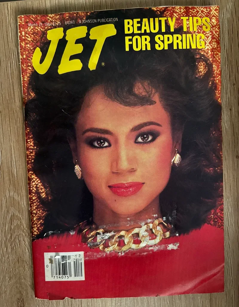 Jet Magazine - Beauty Tips for Spring (1984)