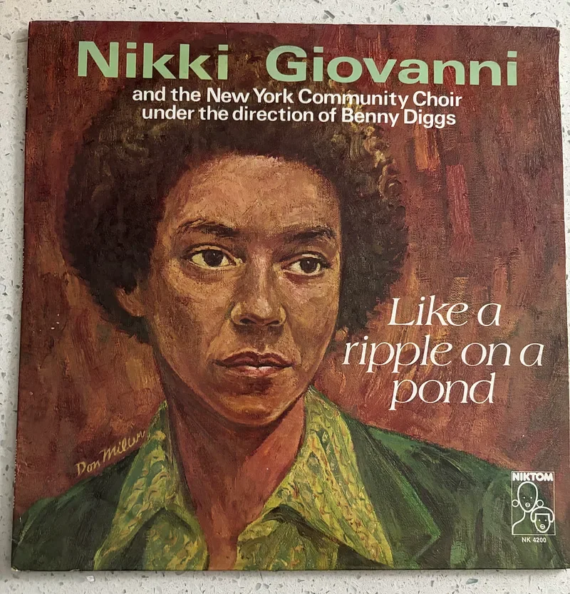Nikki Giovanni and the New York Community Choir ‘Like a Ripple on a Pond’ Vinyl (1973)