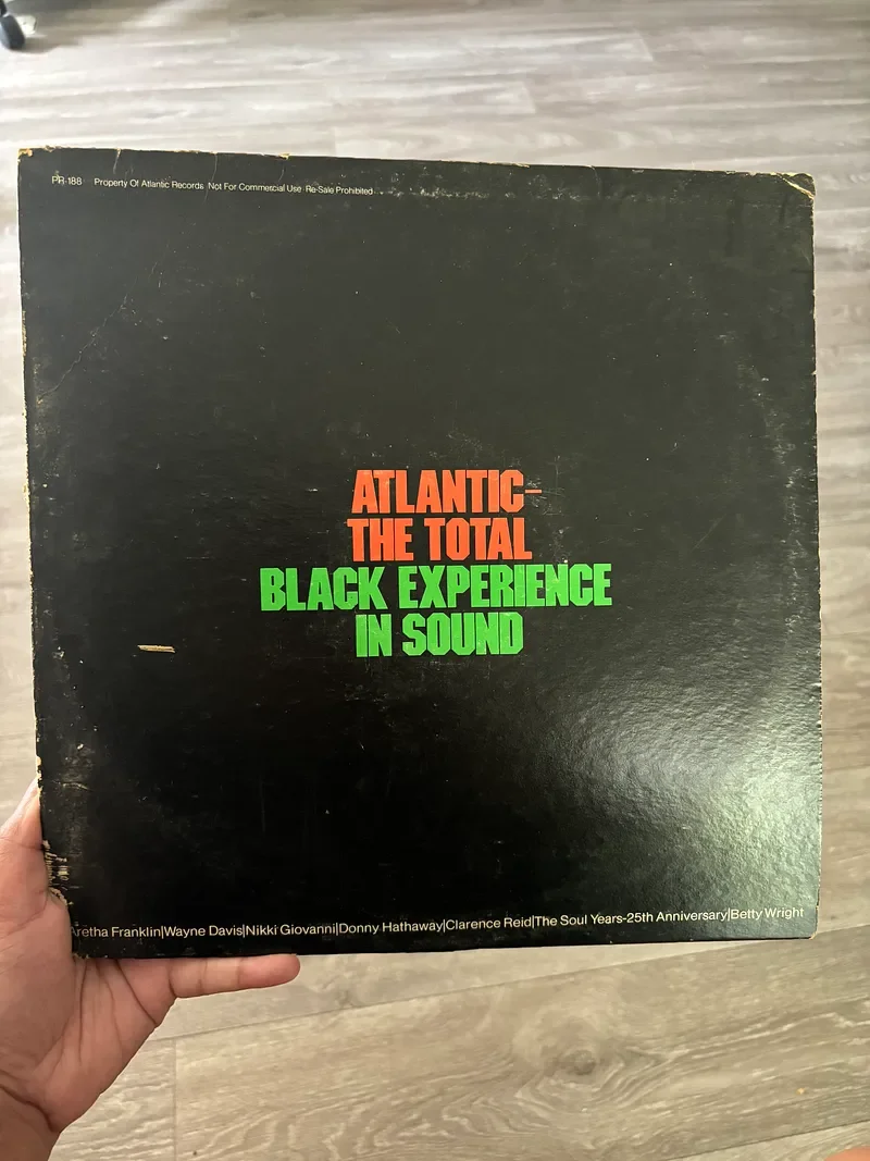 Atlantic The Total Black Experience In Sound Vinyl (1973)