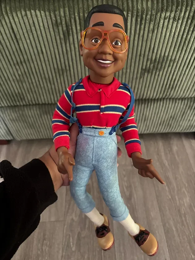 Vintage Hasbro 1991 Family Matters Urkel Talking Pull String Doll