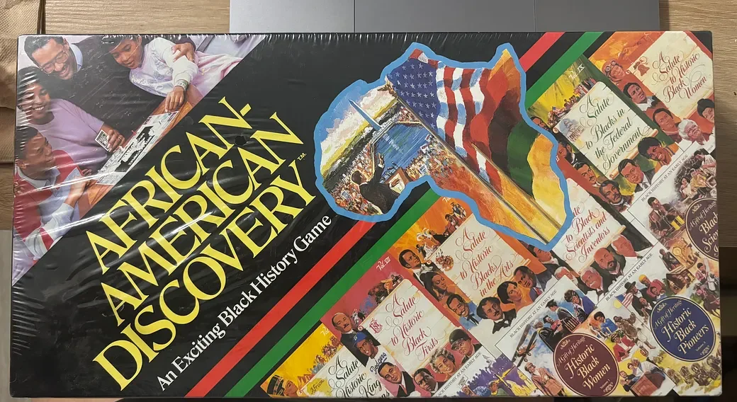 Vintage African American Discovery Board Game (1990)