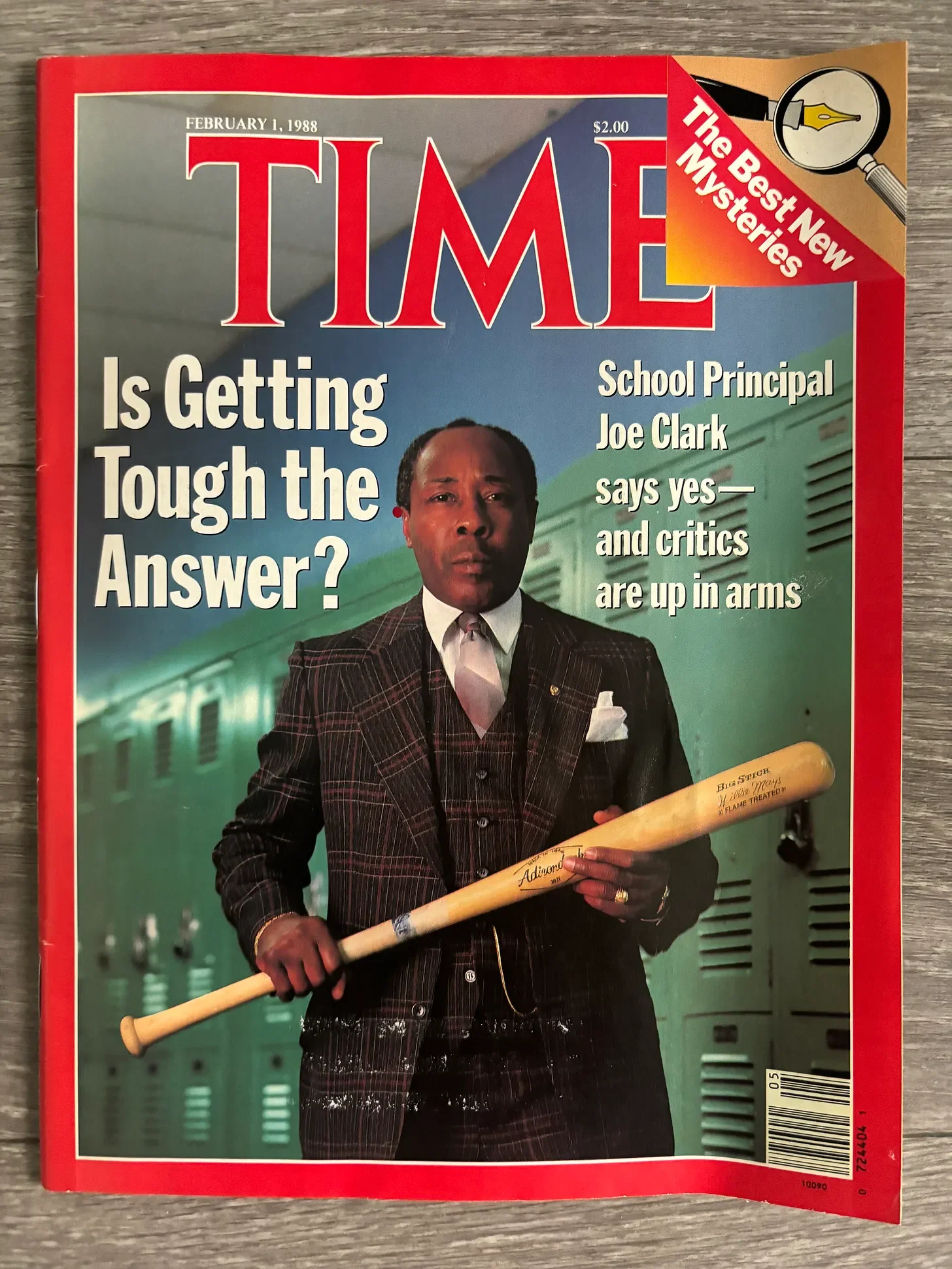 1988 Time Magazine: The Real Principal Joe Clark Cover