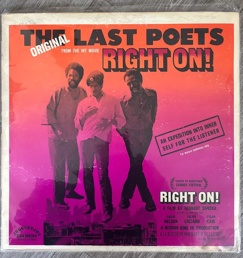The Last Poets: RIGHT ON! Vinyl (1971)