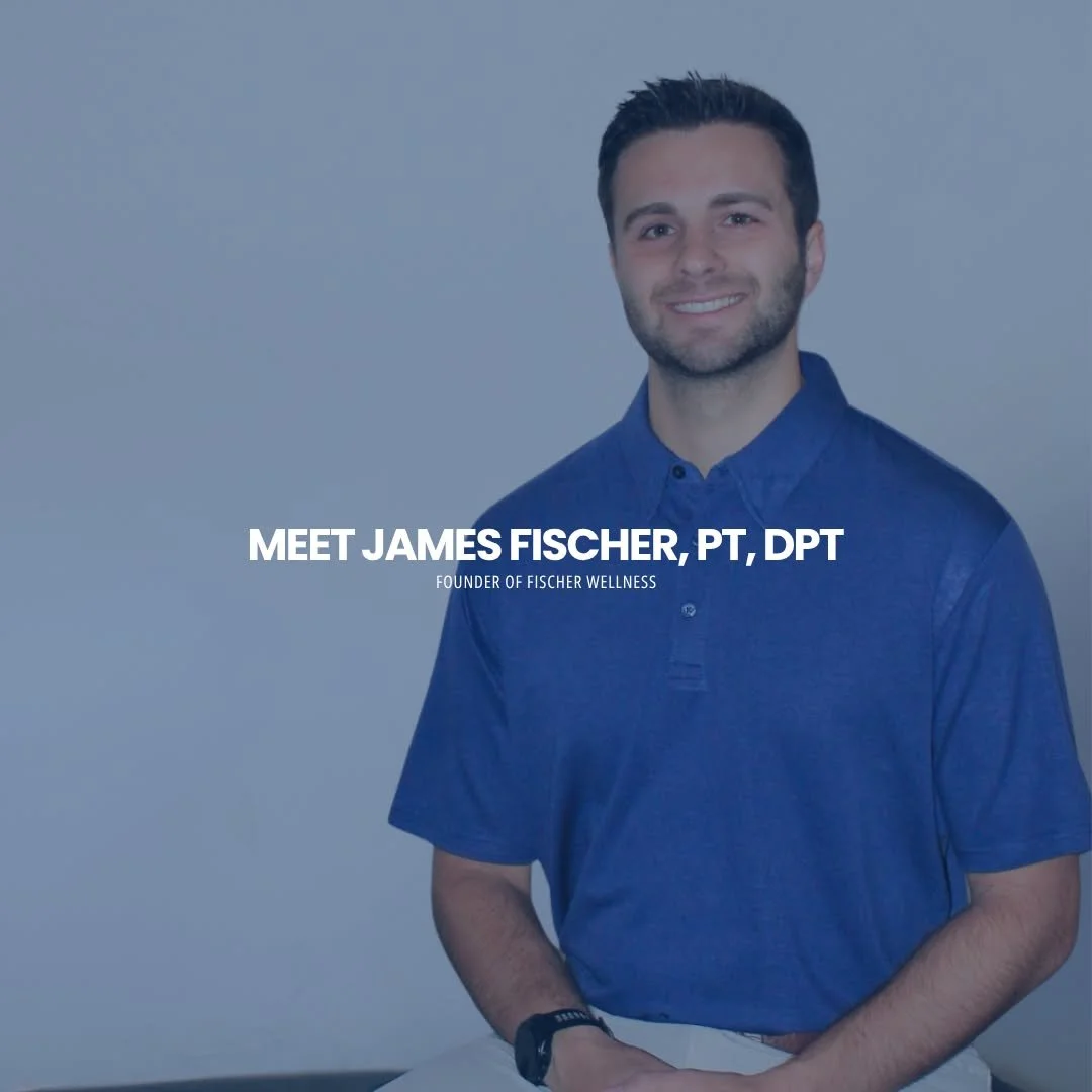There are a lot of new faces here lately, so I wanted to share a little more about Fischer Wellness!

I&rsquo;m James, a licensed physical therapist, runner, golfer, husband, sports fan, and the person behind this page.

I created Fischer Wellness to