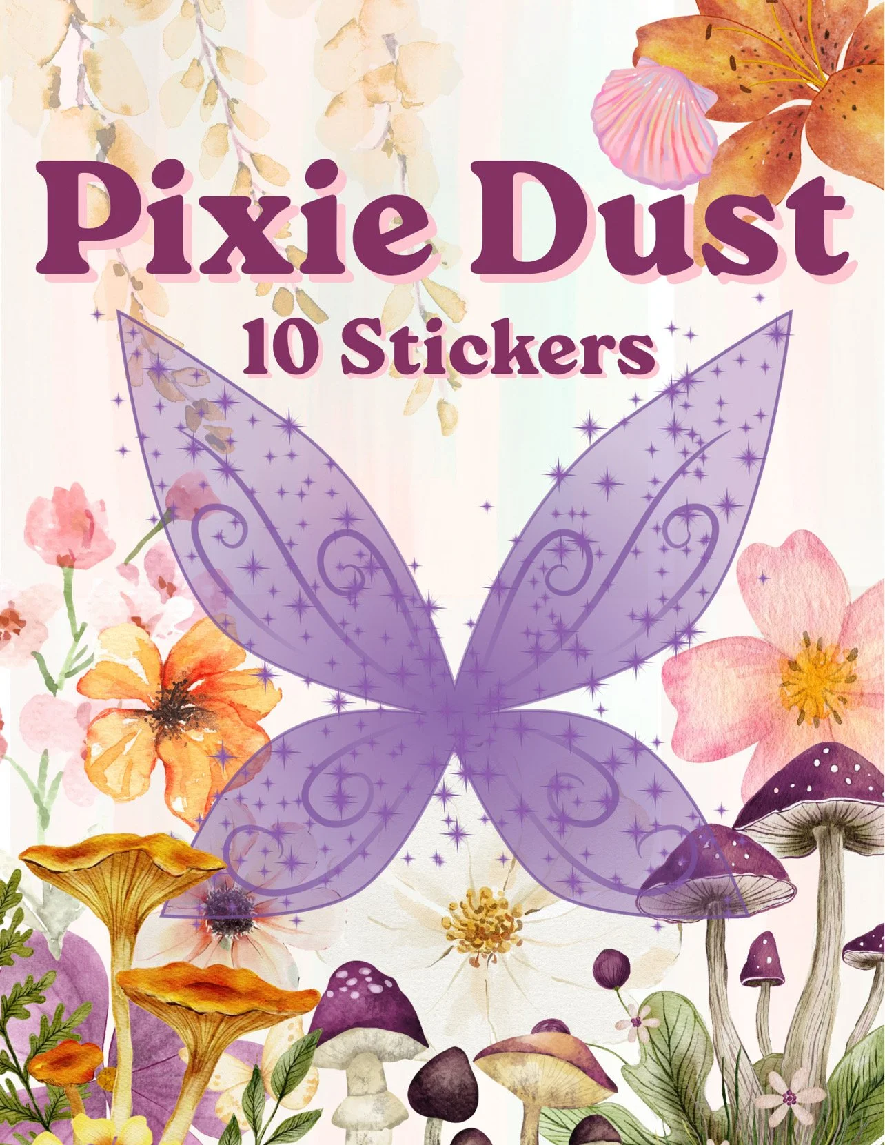 Pixie Dust a 10 pack of sticker
