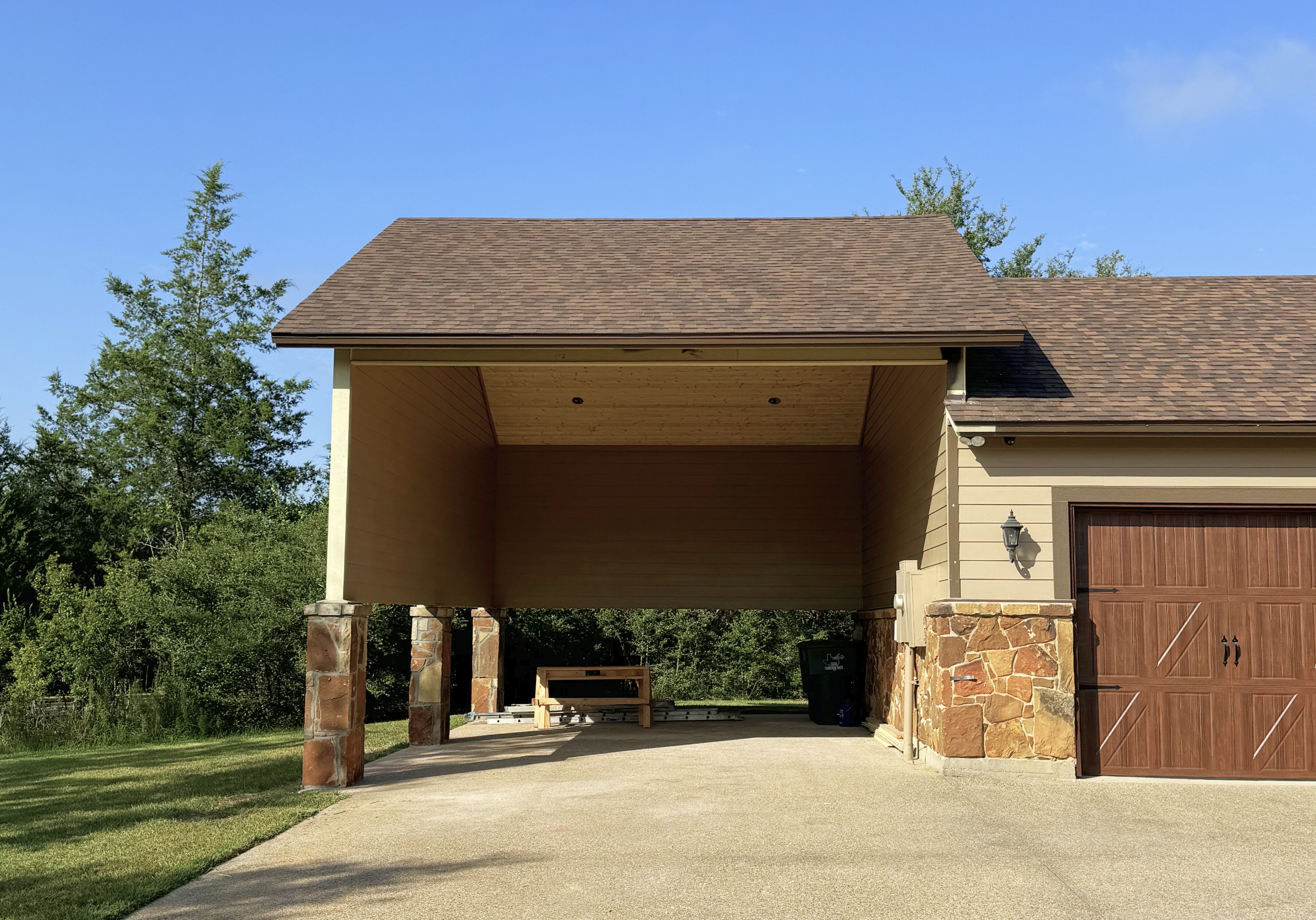 Attached Carport