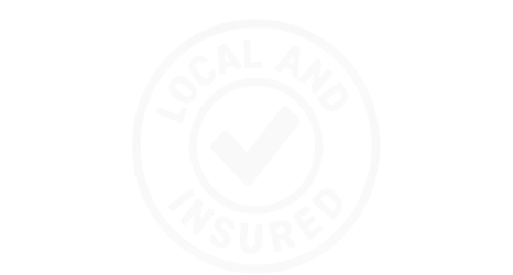 A circular logo with the text 'LOGAL AND INSURED' surrounding a checkmark inside a circle.