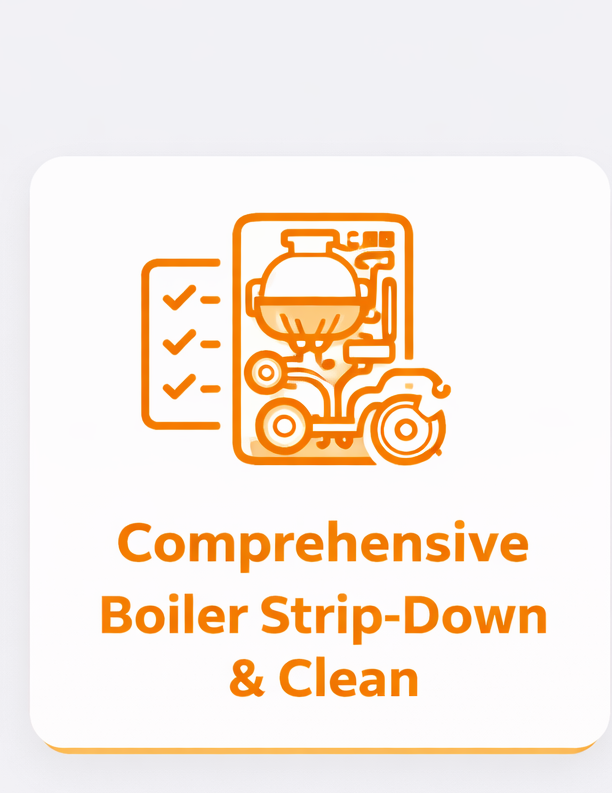 Comprehensive Boiler Strip-Down & Clean