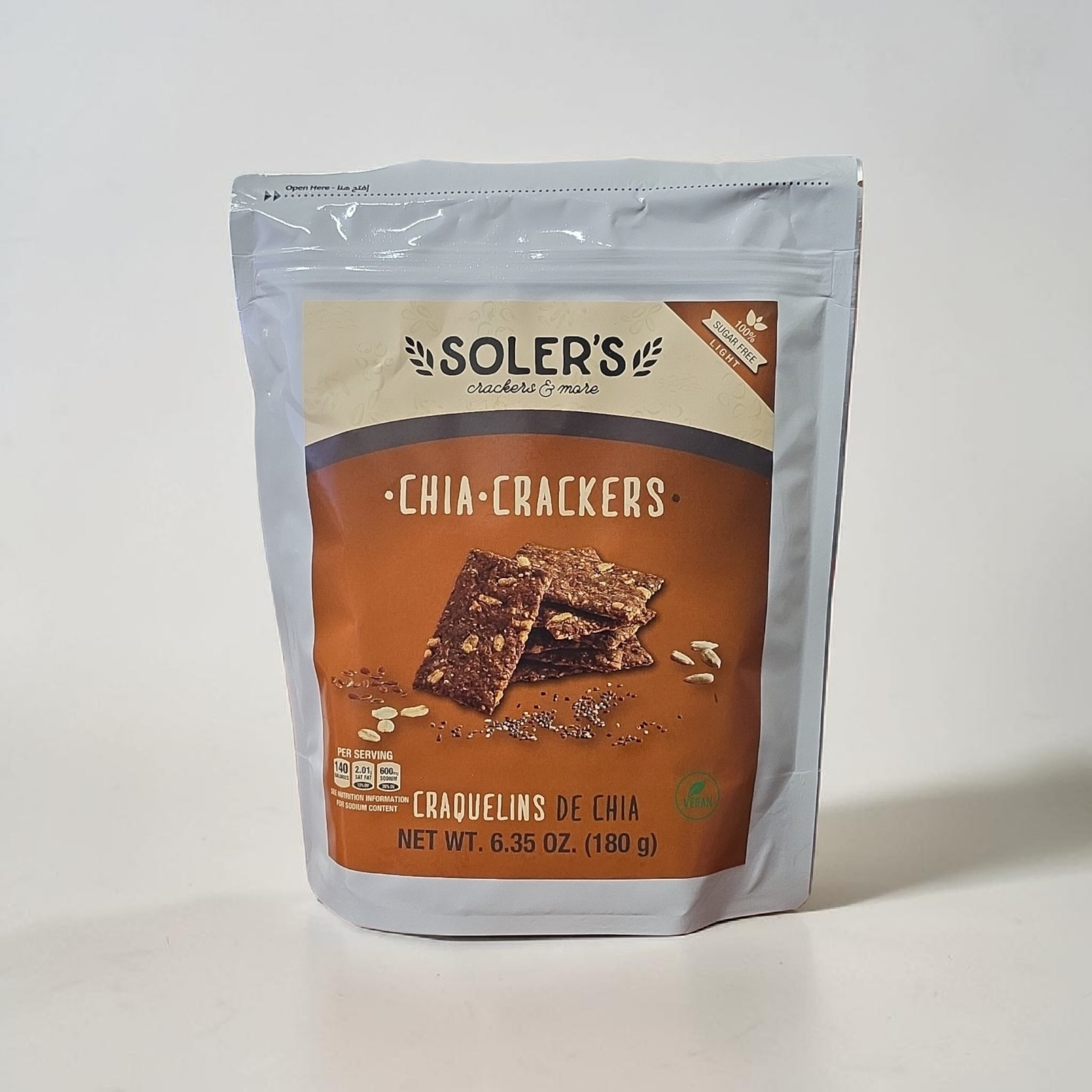 SOLER'S Chia Crackers 180g