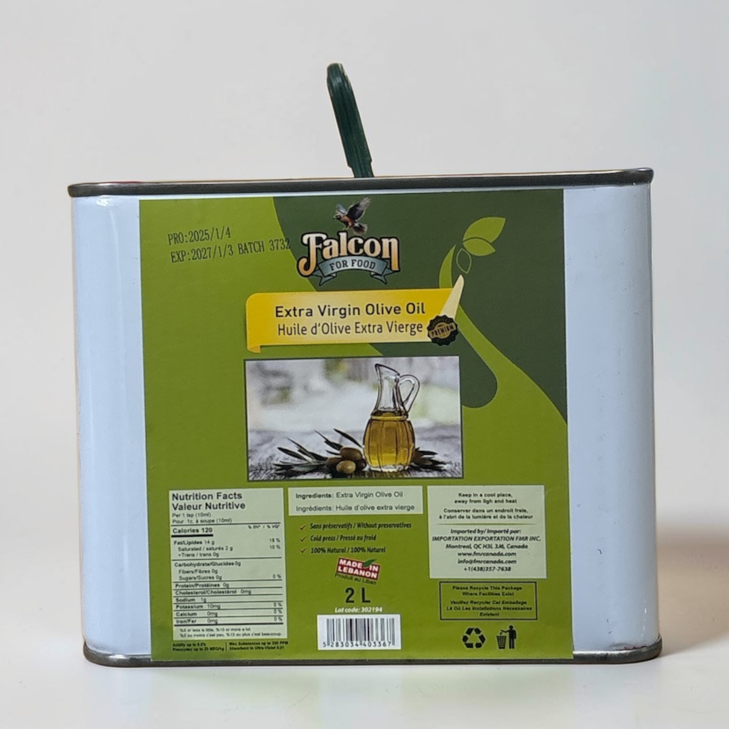 FALCON Extra Virgin Olive Oil 2L