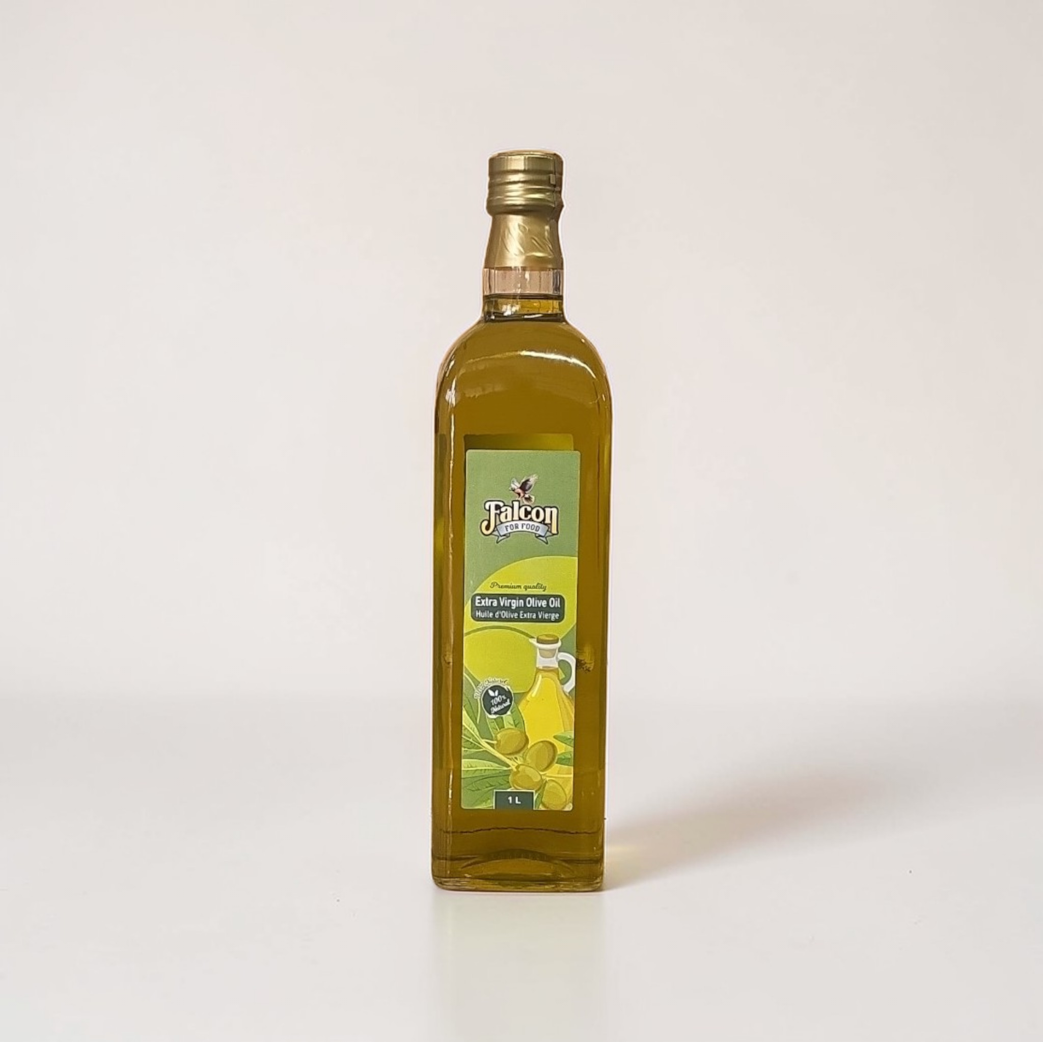 FALCON Extra Virgil Olive Oil 1L Glass Bottle