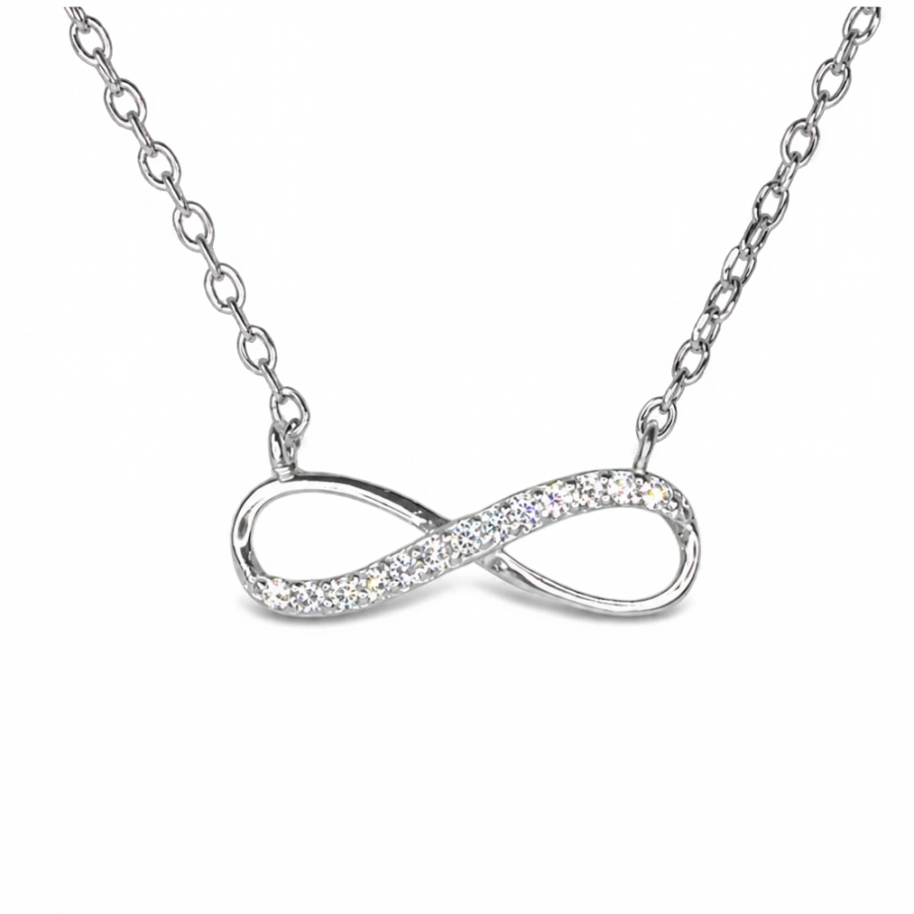 Silver Donna Ricardo Infinity Necklet (DRN2001)