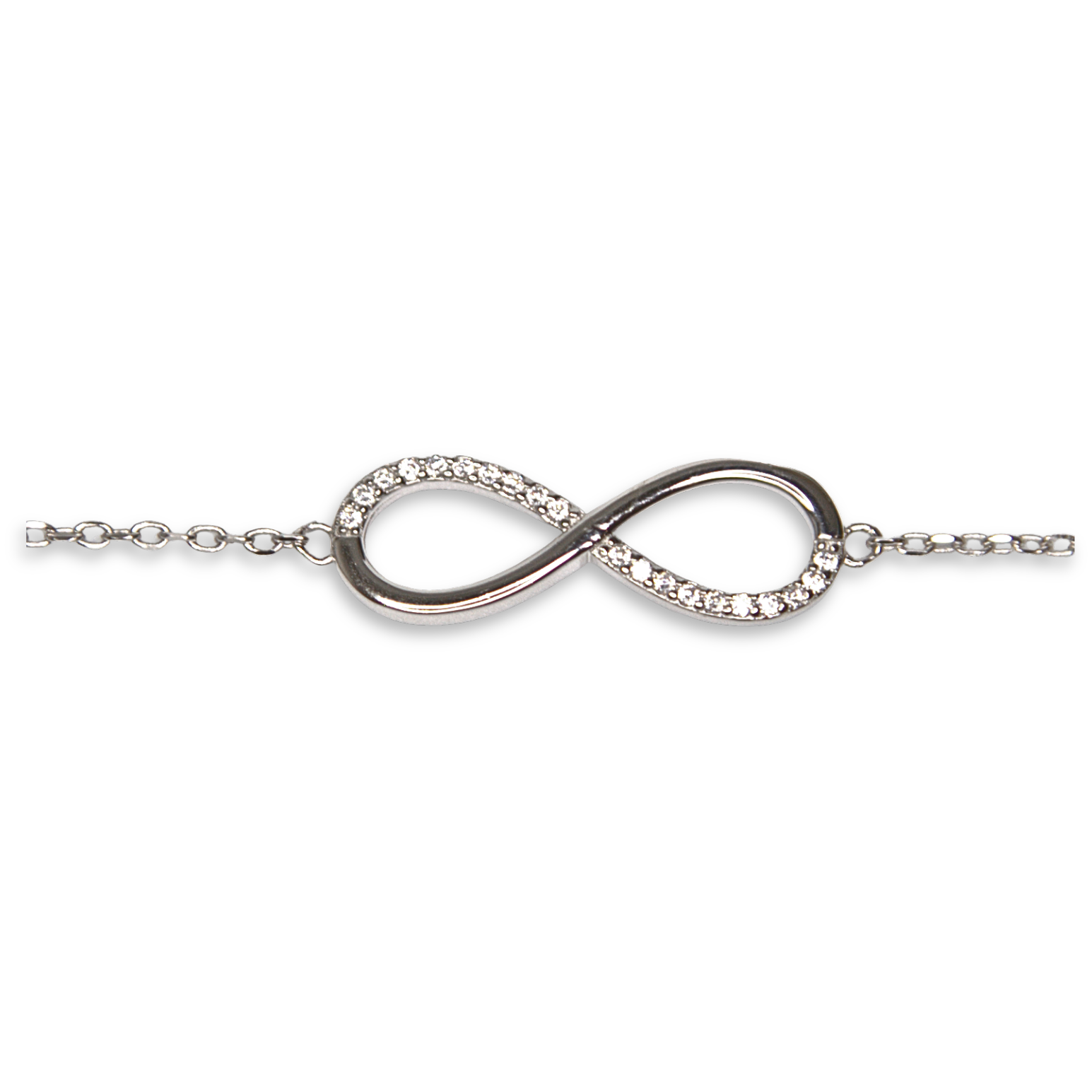 Silver Donna Ricardo Infinity Bracelet (DRB2005)