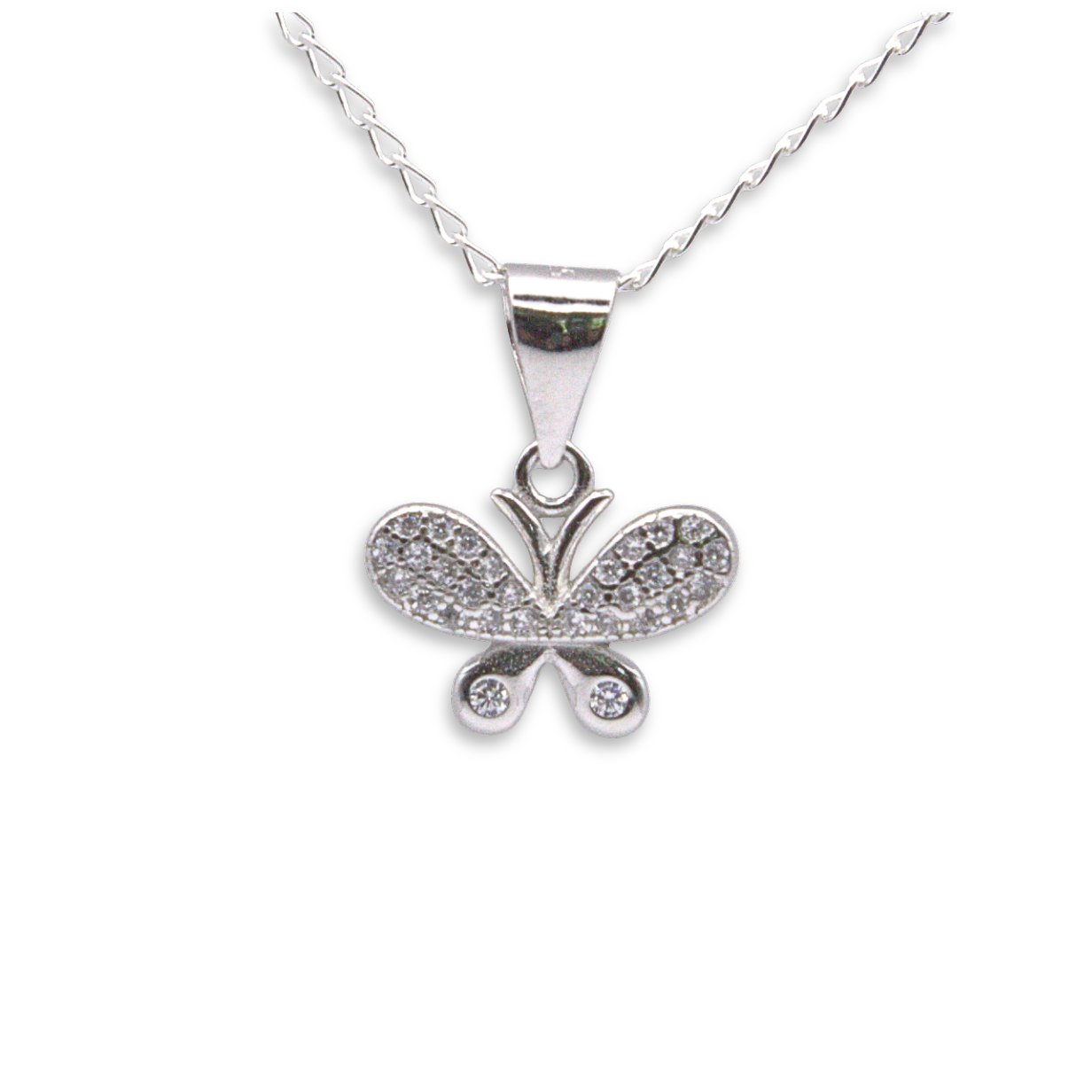 Silver Donna Ricardo Butterfly Pendant (DRP9010)