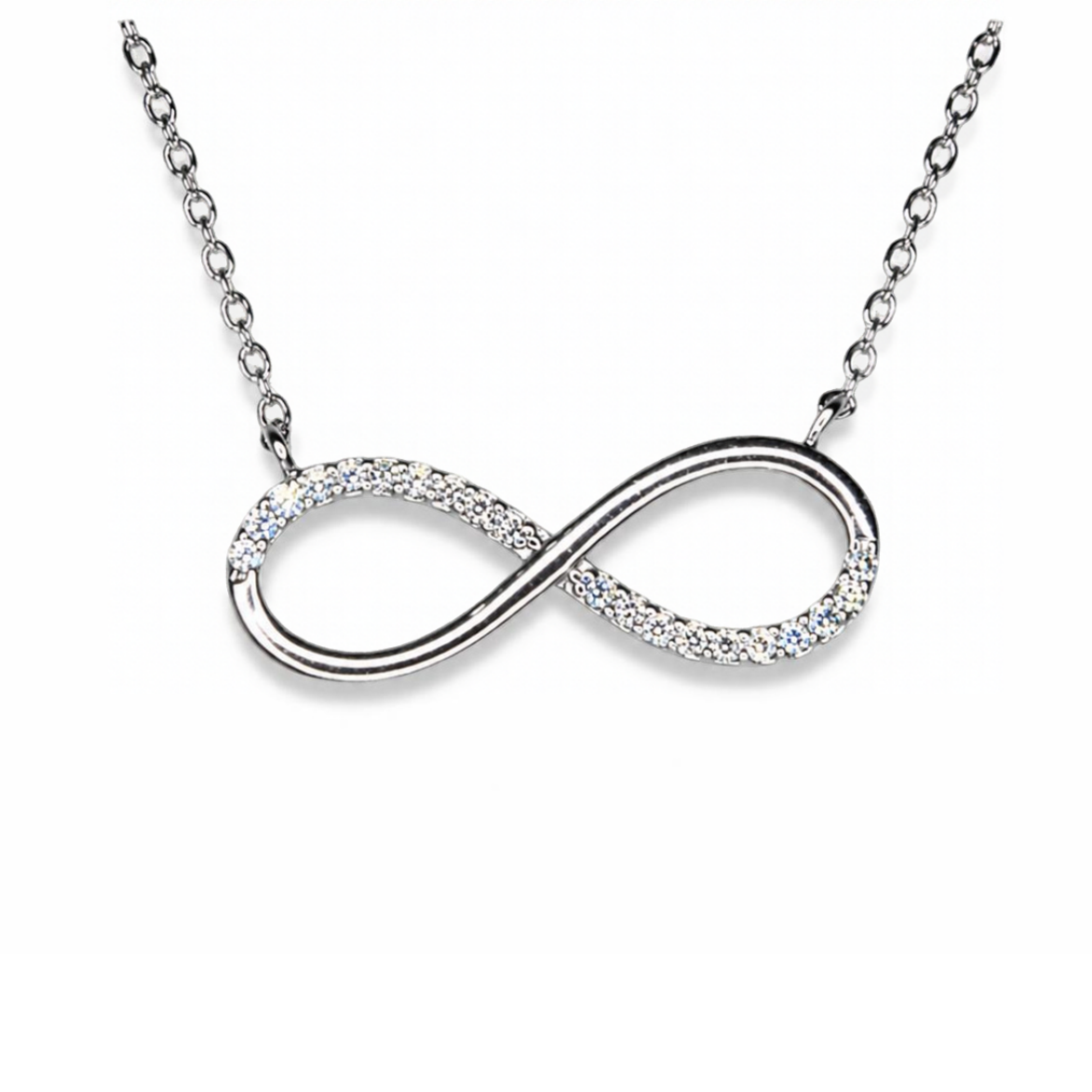 Silver Donna Ricardo Infinity Necklet (DRN2003)