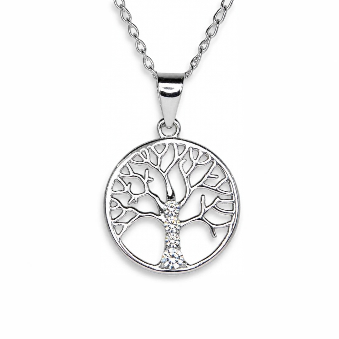 Silver Donna Ricardo Tree of Life Pendant (DRP5010)