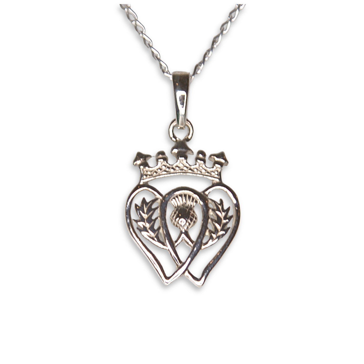 Silver Scottish Luckenbooth Pendant (SC1067)
