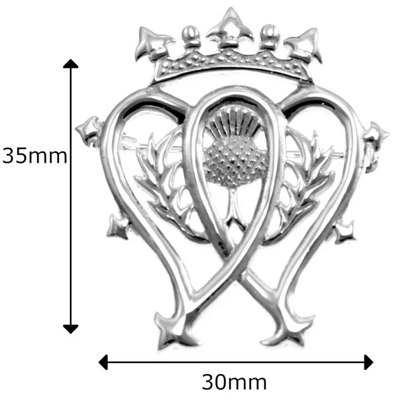 Sterling Silver Scottish Luckenbooth Brooch - 35mm (3).webp