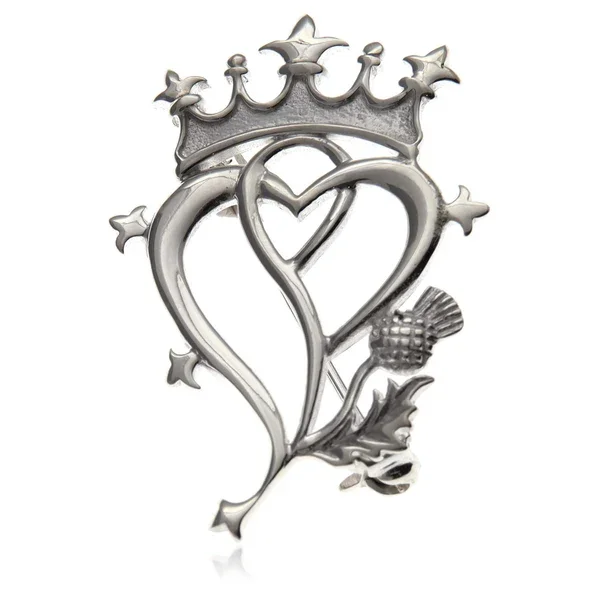 Sterling Silver Scottish Luckenbooth Brooch - 34mm (1).webp